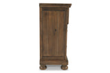 Flynnter Medium Brown Dresser and Mirror from Ashley - Luna Furniture