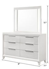 Cressida White Mirror -  Crown Mark - Luna Furniture