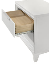 Cressida White Nightstand -  Crown Mark - Luna Furniture