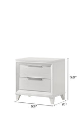 Cressida White Nightstand -  Crown Mark - Luna Furniture