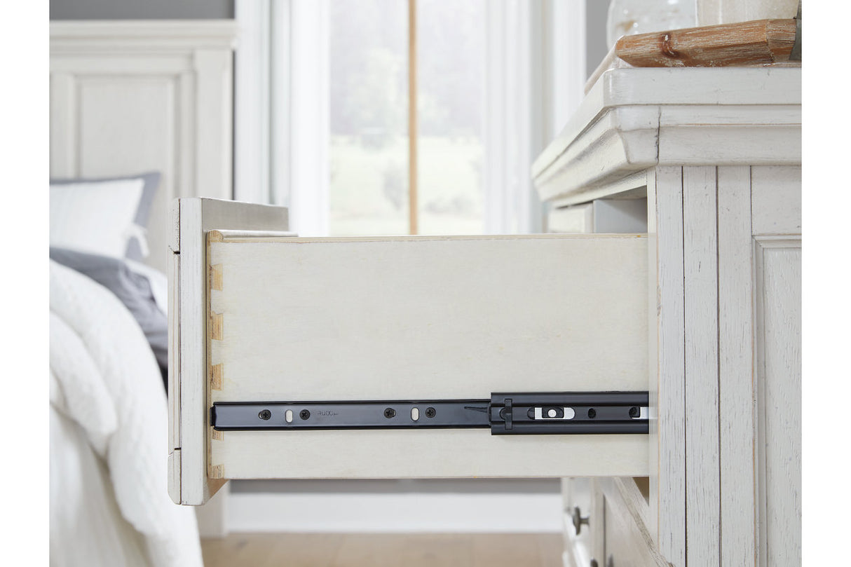 Robbinsdale Antique White Dresser and Mirror -  Ashley - Luna Furniture