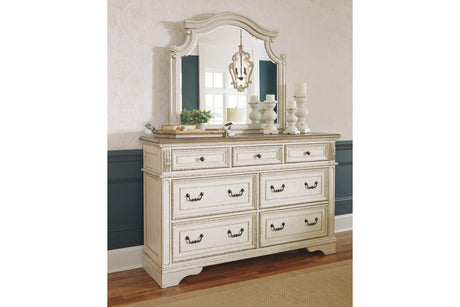 Realyn Two-tone Dresser and Mirror -  Ashley - Luna Furniture