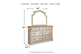 Realyn Two-tone Dresser and Mirror -  Ashley - Luna Furniture