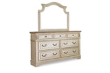 Realyn Two-tone Dresser and Mirror -  Ashley - Luna Furniture