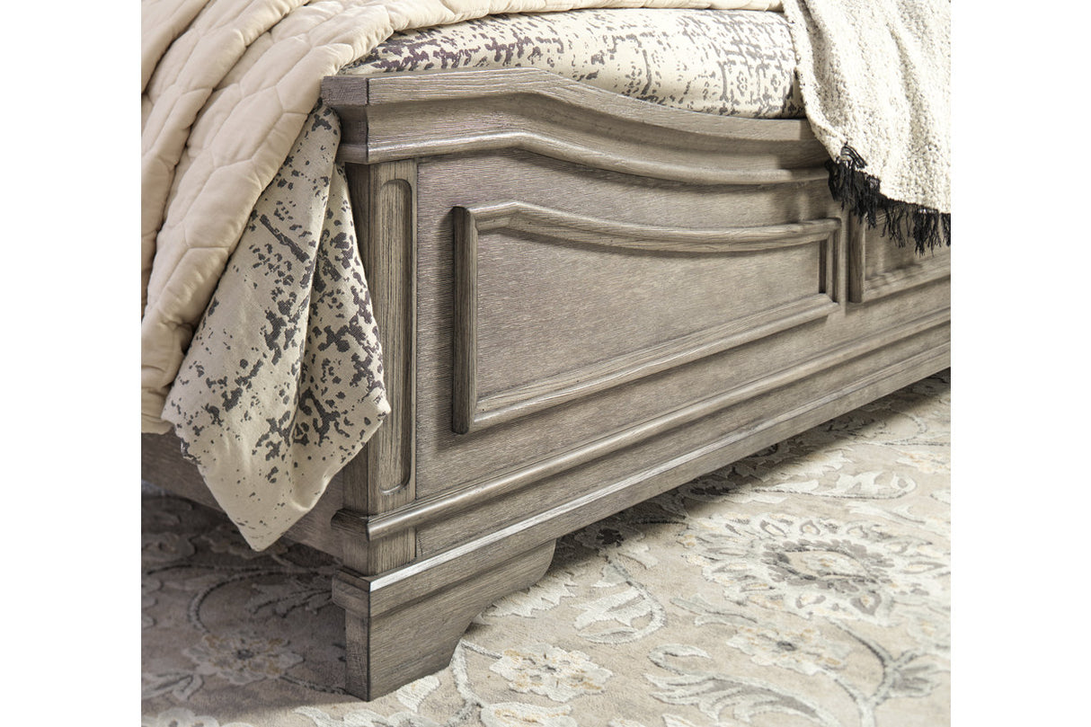 Lodenbay Antique Gray California King Panel Bed from Ashley - Luna Furniture