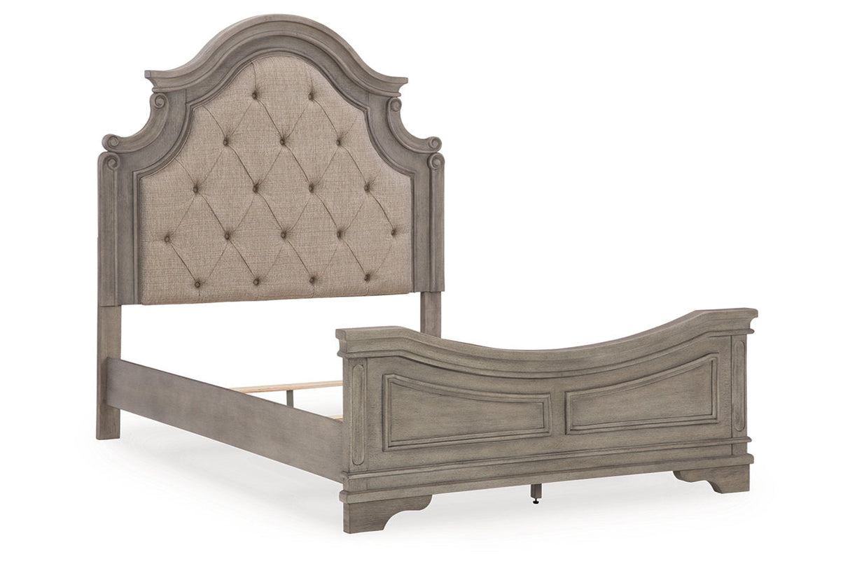 Lodenbay Antique Gray Queen Panel Bed from Ashley - Luna Furniture