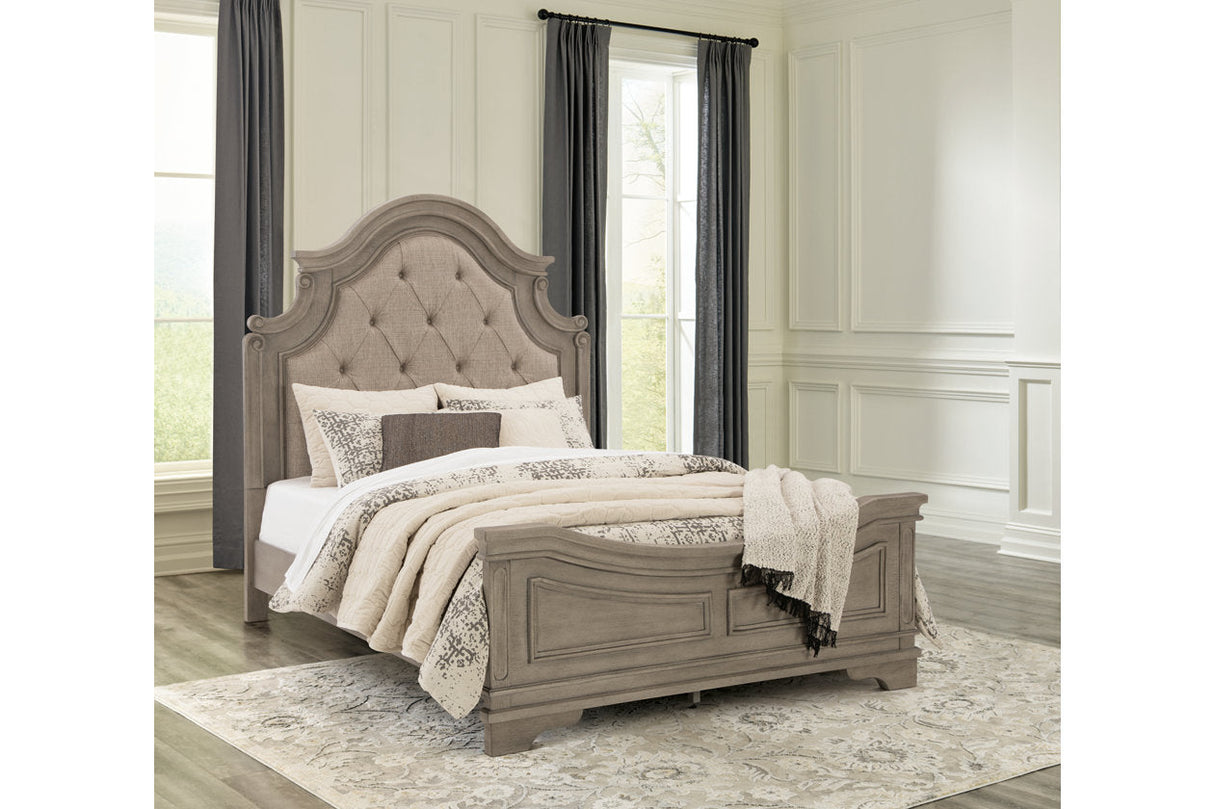 Lodenbay Antique Gray Queen Panel Bed from Ashley - Luna Furniture