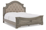 Lodenbay Antique Gray California King Panel Bed from Ashley - Luna Furniture