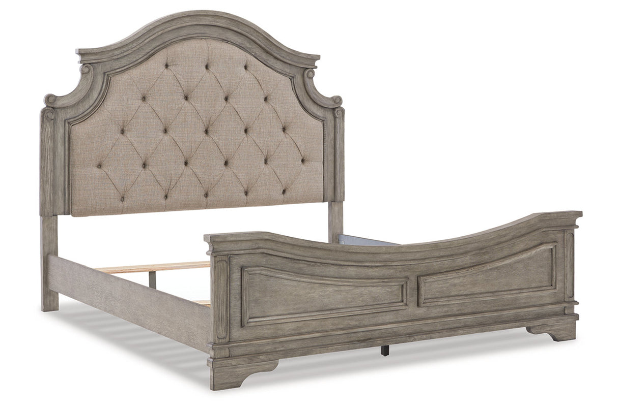 Lodenbay Antique Gray California King Panel Bed from Ashley - Luna Furniture