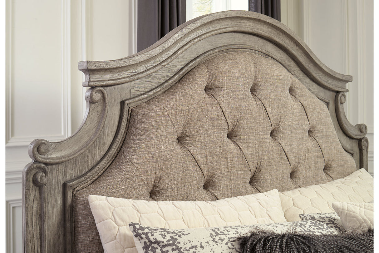 Lodenbay Antique Gray California King Panel Bed from Ashley - Luna Furniture