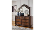 Lavinton Brown Dresser and Mirror from Ashley - Luna Furniture