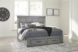 Russelyn Gray California King Storage Bed from Ashley - Luna Furniture