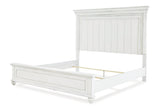 Kanwyn Whitewash California King Panel Bed -  Ashley - Luna Furniture