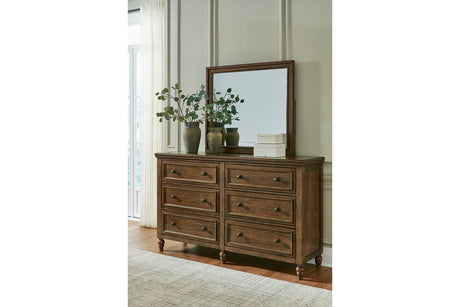 Sturlayne Brown Dresser and Mirror -  Ashley - Luna Furniture