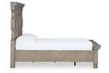 Harrastone Gray Queen Panel Bed from Ashley - Luna Furniture