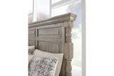 Harrastone Gray Queen Panel Bed from Ashley - Luna Furniture