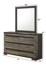 Remington Brown/Gray Panel Bedroom Set -  Crown Mark - Luna Furniture