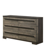 Remington Brown/Gray Panel Bedroom Set -  Crown Mark - Luna Furniture