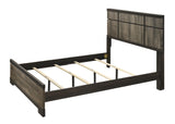 Remington Brown/Gray Panel Bedroom Set -  Crown Mark - Luna Furniture