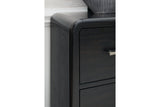 Rowanbeck Black Dresser and Mirror -  Ashley - Luna Furniture