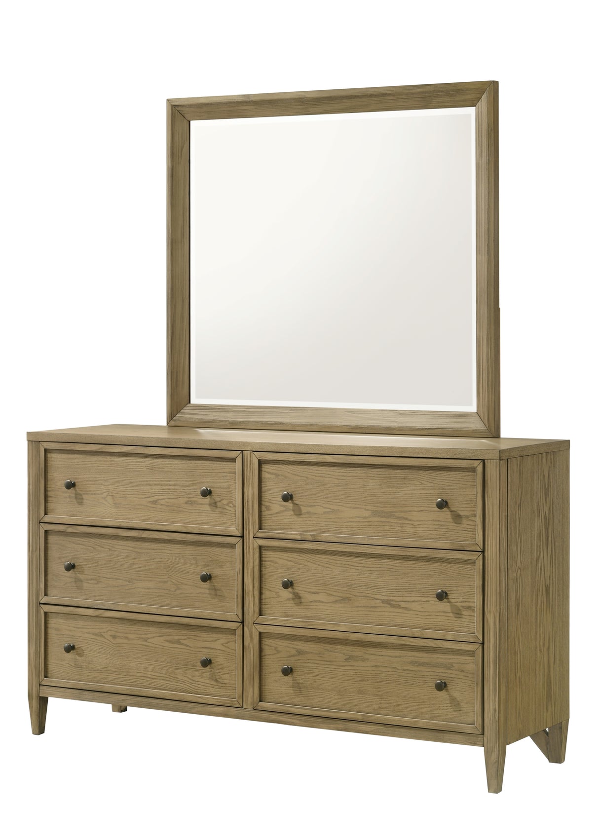 Sienna Rustic Natural Dresser Mirror -  Crown Mark - Luna Furniture