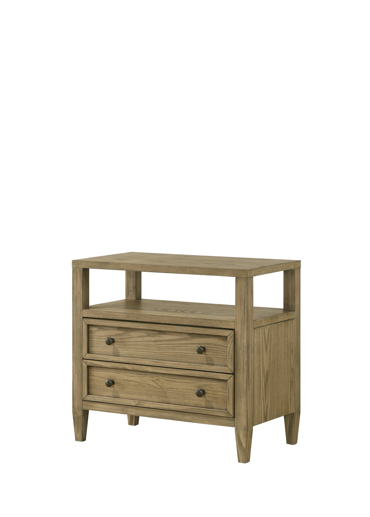 Sienna Rustic Natural Canopy Platform Bedroom Set -  Crown Mark - Luna Furniture