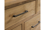 Galliden Light Brown Dresser and Mirror -  Ashley - Luna Furniture