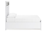 Ashbryn White/Natural Queen Platform Storage Bed from Ashley - Luna Furniture