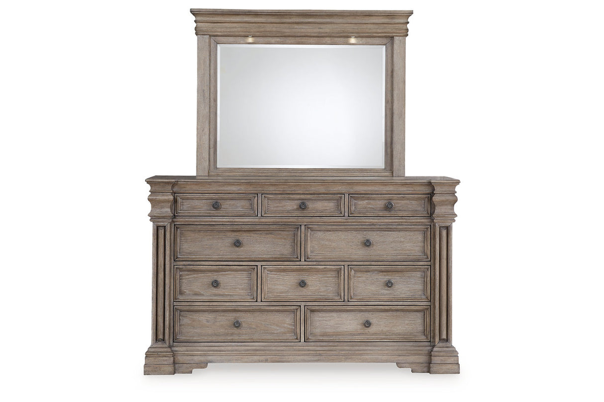 Blairhurst Light Grayish Brown Dresser and Mirror from Ashley - Luna Furniture