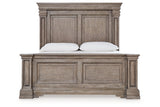 Blairhurst Light Grayish Brown King Panel Bed -  Ashley - Luna Furniture