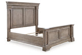 Blairhurst Light Grayish Brown King Panel Bed -  Ashley - Luna Furniture