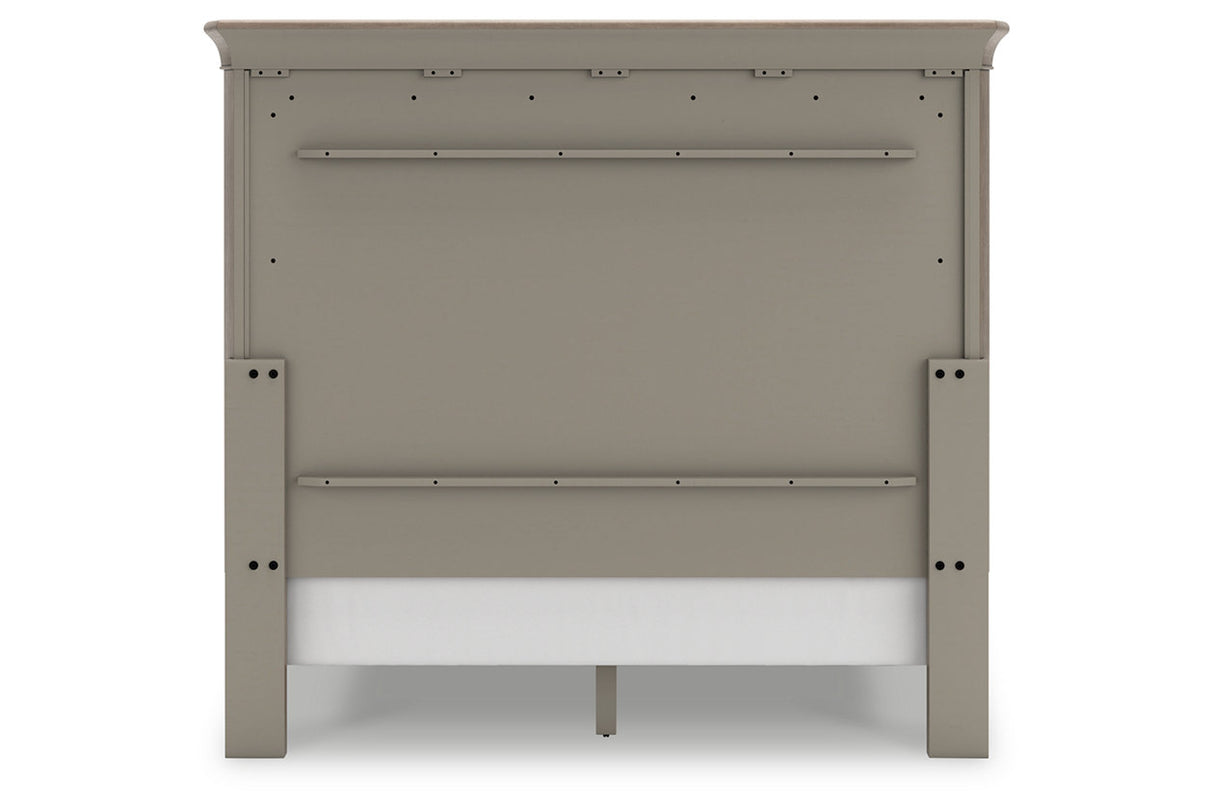 Lexorne Gray Queen Sleigh Bed -  Ashley - Luna Furniture