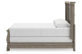 Lexorne Gray Queen Sleigh Bed -  Ashley - Luna Furniture