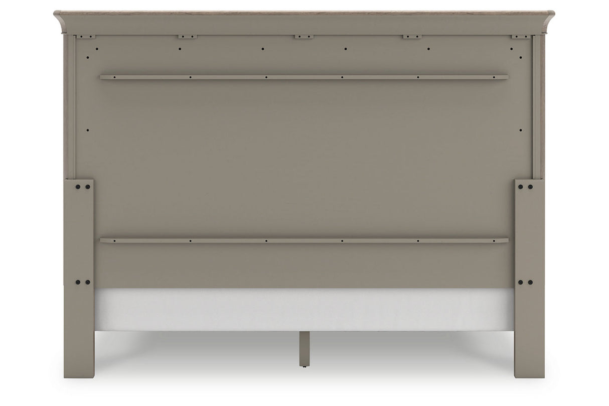 Lexorne Gray King Sleigh Bed -  Ashley - Luna Furniture