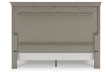 Lexorne Gray King Sleigh Bed -  Ashley - Luna Furniture