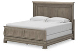 Lexorne Gray California King Sleigh Bed -  Ashley - Luna Furniture