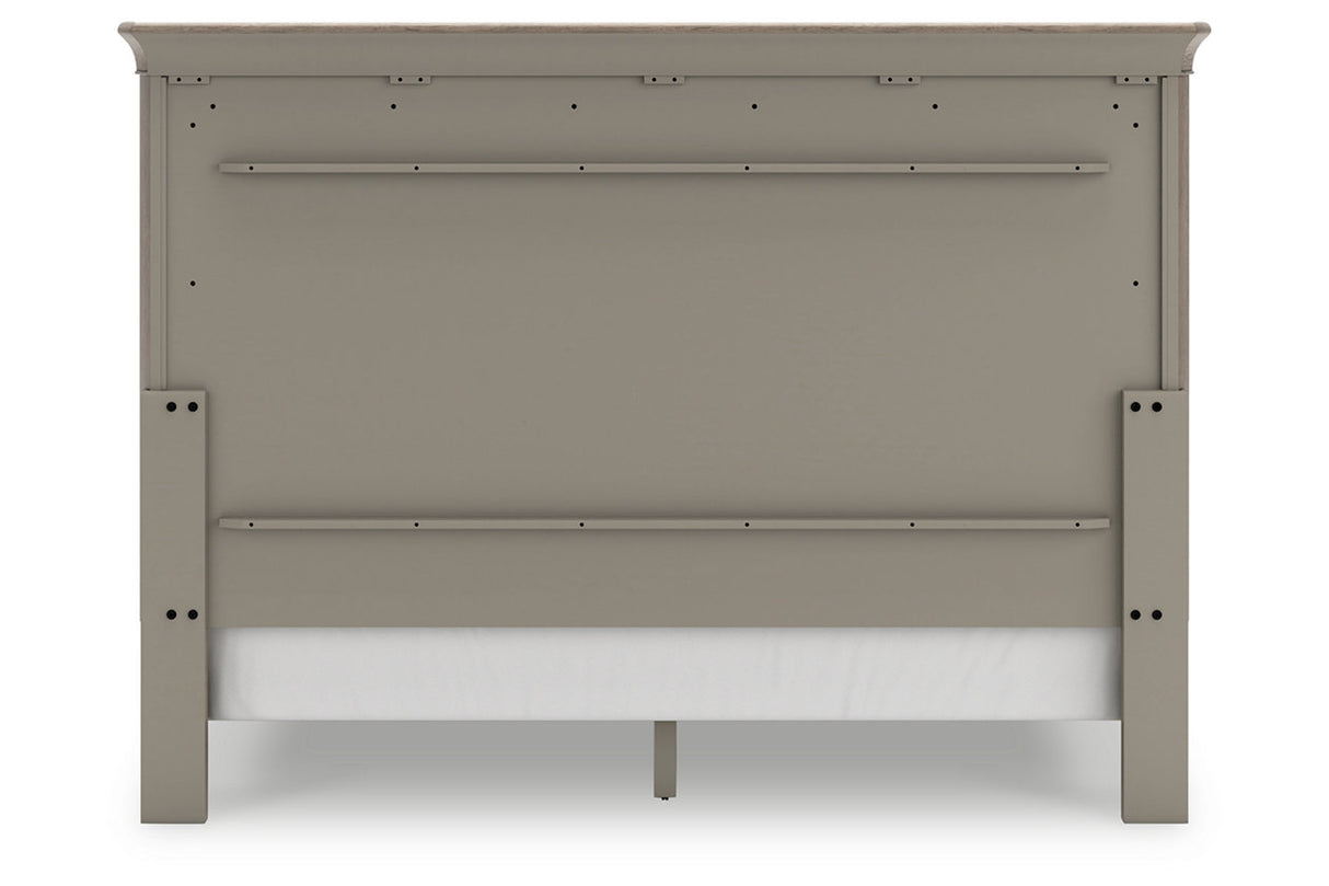 Lexorne Gray California King Sleigh Bed -  Ashley - Luna Furniture