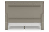 Lexorne Gray California King Sleigh Bed -  Ashley - Luna Furniture