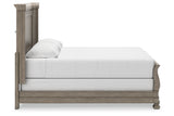 Lexorne Gray California King Sleigh Bed -  Ashley - Luna Furniture