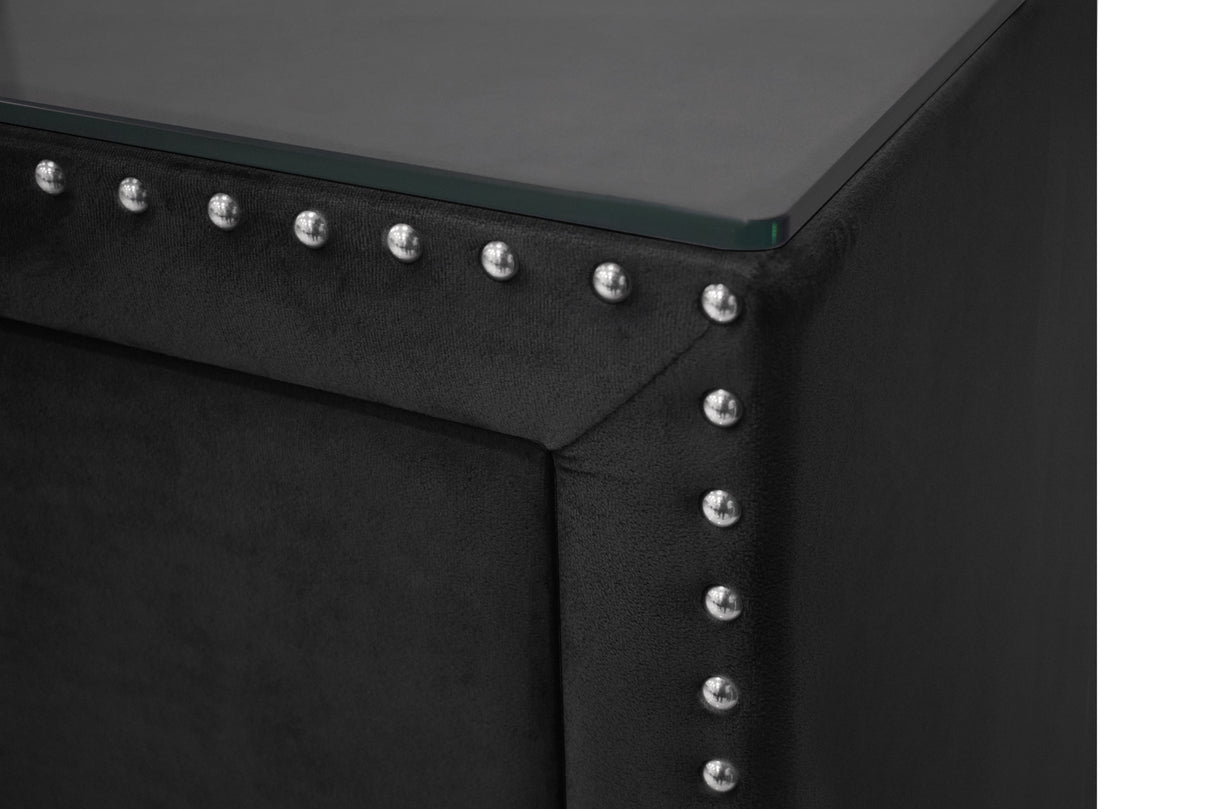 Lucinda Black Dresser -  Crown Mark - Luna Furniture