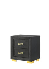 Pepe Black Nightstand -  Crown Mark - Luna Furniture