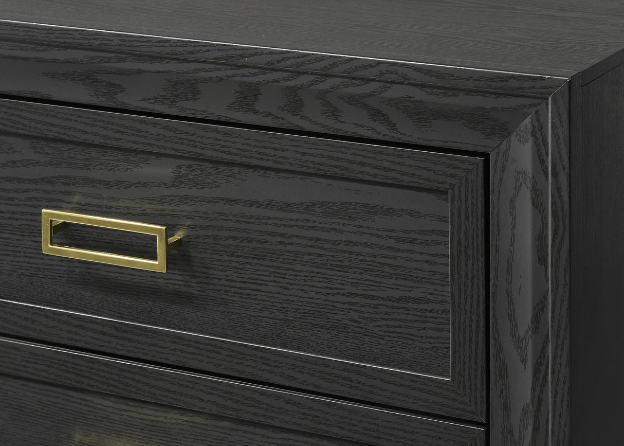 Pepe Black Dresser -  Crown Mark - Luna Furniture