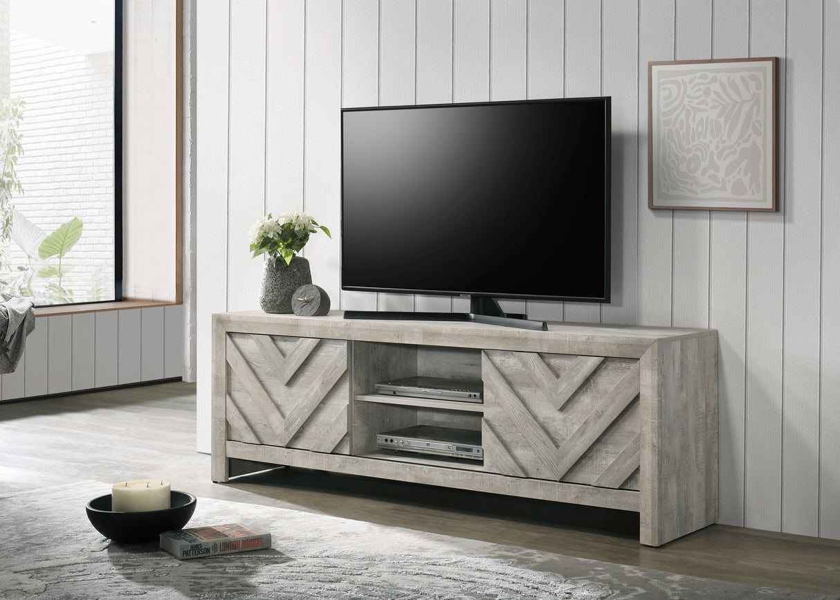 Valor Beige 72" TV Stand -  Crown Mark - Luna Furniture