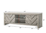 Valor Beige 72" TV Stand -  Crown Mark - Luna Furniture