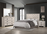 Valor Beige Panel Bedroom Set -  Crown Mark - Luna Furniture