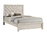 Valor Beige Queen Panel Bed -  Crown Mark - Luna Furniture