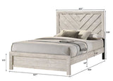 Valor Beige Panel Bedroom Set -  Crown Mark - Luna Furniture