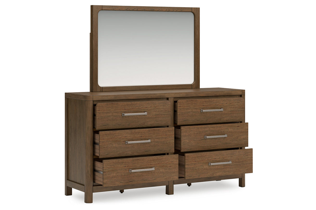 Cabalynn Light Brown Dresser and Mirror -  Ashley - Luna Furniture