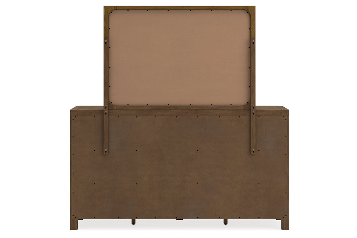 Cabalynn Light Brown Dresser and Mirror -  Ashley - Luna Furniture