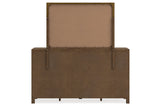 Cabalynn Light Brown Dresser and Mirror -  Ashley - Luna Furniture